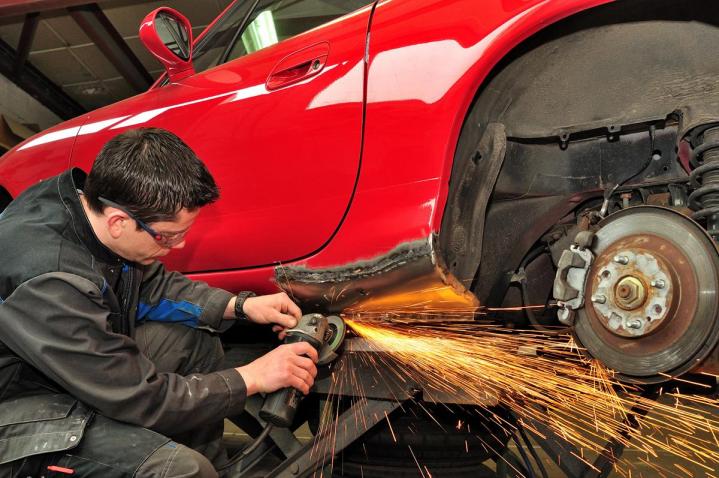 Une réparation de carrosserie réalisée par des professionnels